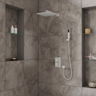 Душевая система DQ Bayern.Liszt DA2515708A04 с термостатом белый матовый